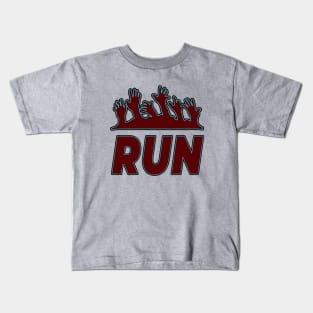 Run (from zombies) Kids T-Shirt